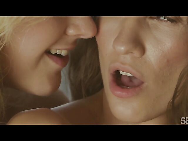 Erotic lesbian fingering by the window with Ann Joy and Lili Charmelle