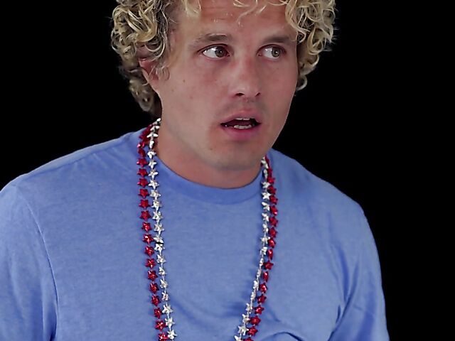 Big tits threesome with busty brunette Alyx Star