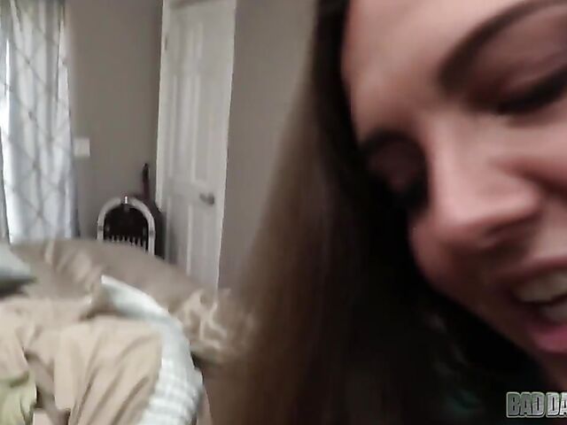 POV FFM threesome with mommy featuring Eden Sin and Sadie Holmes