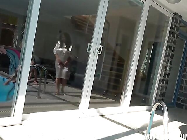 Mature and young pool orgy with Gaby, Ali Bordeaux, Belinda Bee, Booby M, Irenka S and Valentina Sierra