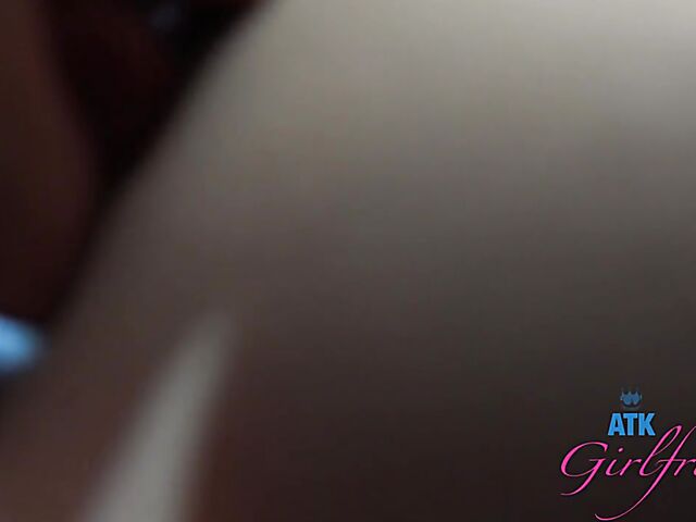 Hairy ATK girlfriend Kallie Taylor massaged and fucked from your point of view