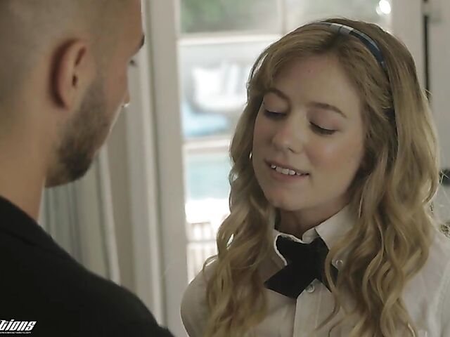 Skirt fuck with naughty schoolgirl River Lynn