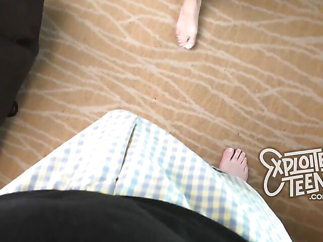 POV fuck casting with cute brunette Gabby