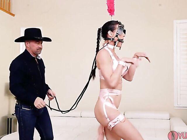 Sofie Marie pony play with her horny trainer