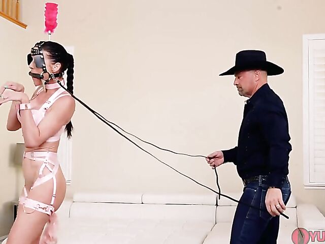 Sofie Marie pony play with her horny trainer