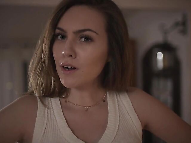 Stepsister and stepmom threesome after dark with Shay Sights and Freya Parker