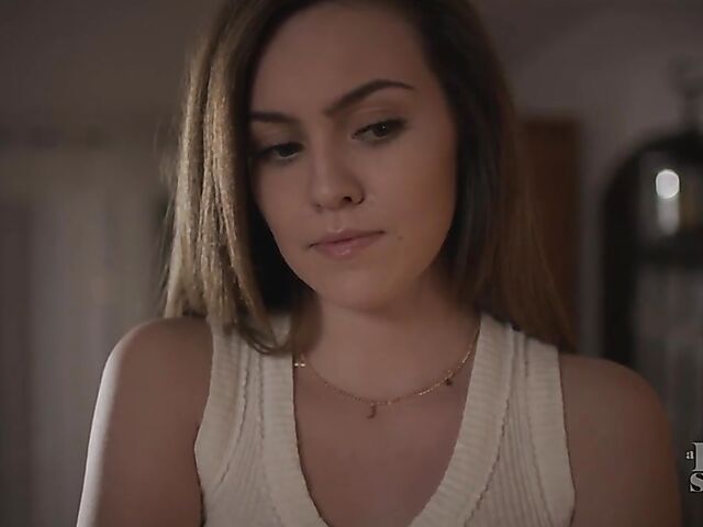 Stepsister and stepmom threesome after dark with Shay Sights and Freya Parker