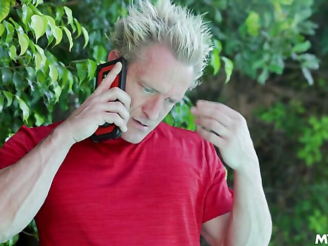 Redhead MILF Odette Fox helps her neighbor