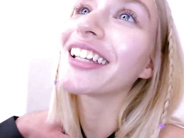 Emma Rosie - Blue eyed petite blonde teen POV casting