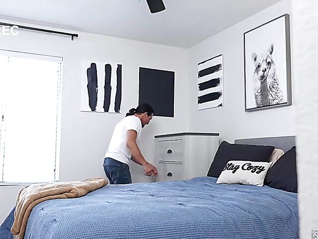 Reina Rae - Teen step daughter caught masturbating