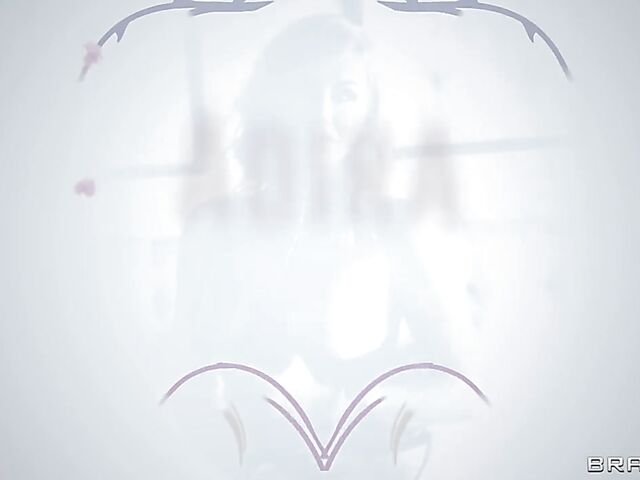 Mick Blue anal fucks pink-haired Adira Allure in front of milf bride Phoenix Marie