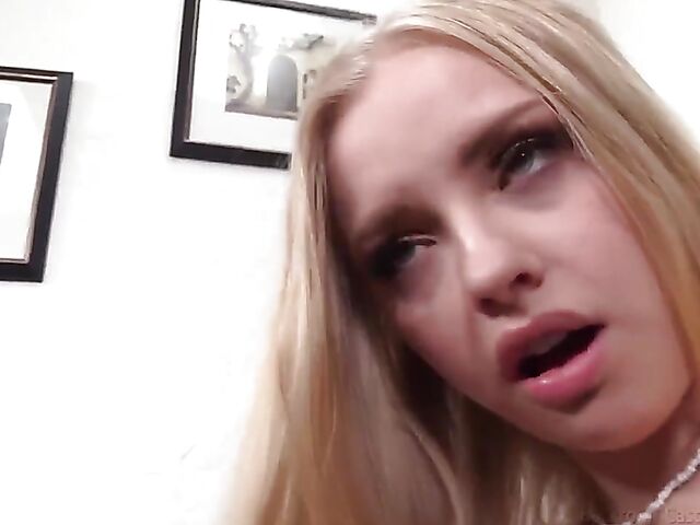 Big tits blonde casting anal featuring Kylie Shay