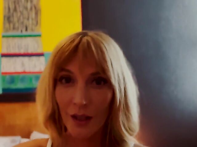 Mona Wales' wedding night POV fantasy in sexy lingerie