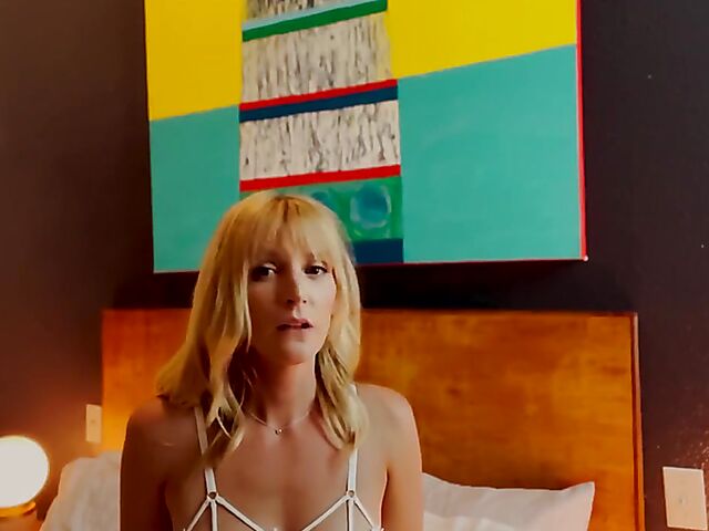 Mona Wales' wedding night POV fantasy in sexy lingerie