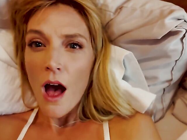 Mona Wales' wedding night POV fantasy in sexy lingerie