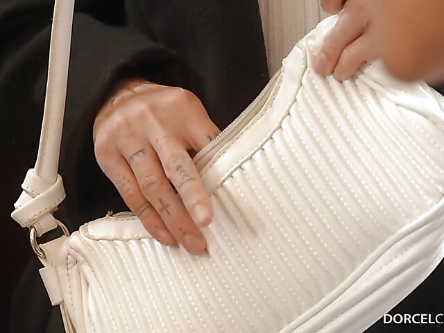 Two cocks threesome with curly-haired Geisha Kyd