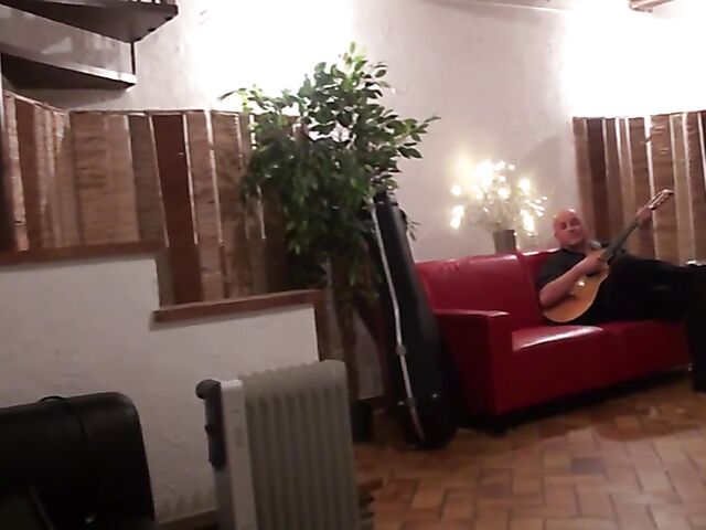 Curvy huge ass mom Claire Barre fucks father and son