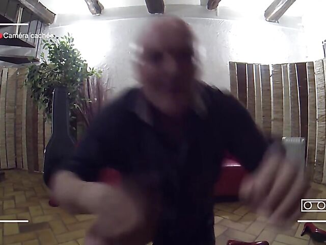 Curvy huge ass mom Claire Barre fucks father and son