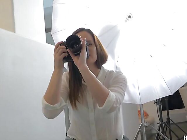 Lesbian photographer fingering girls featuring Aiden Ashley, Jenna J Ross and Jillian Janson