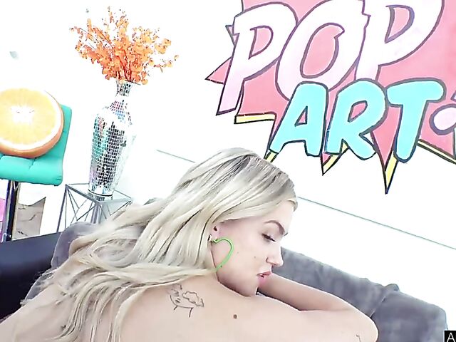 Two pretty blondes anal fucked featuring Jazlyn Ray and Kay Lovely