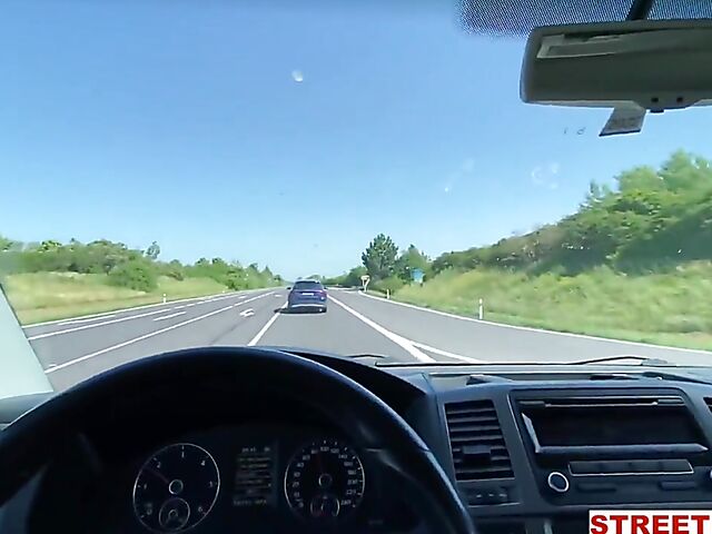 Little Caprice POV car sex in her lovely dress