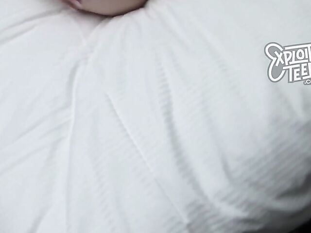 POV casting creampie with natural tits babe Josie