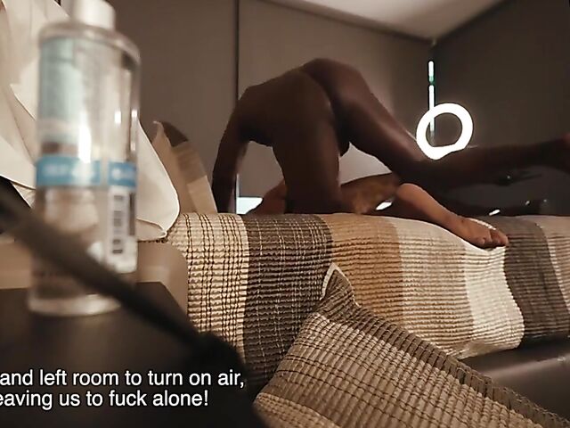 Interracial sex in bodystocking with busty Wifey Sandra