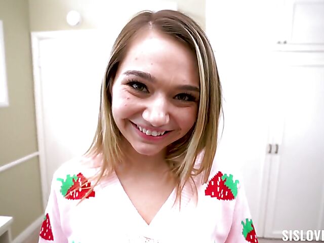 Cute teen Mia Kay loves to suck and fuck for the camera