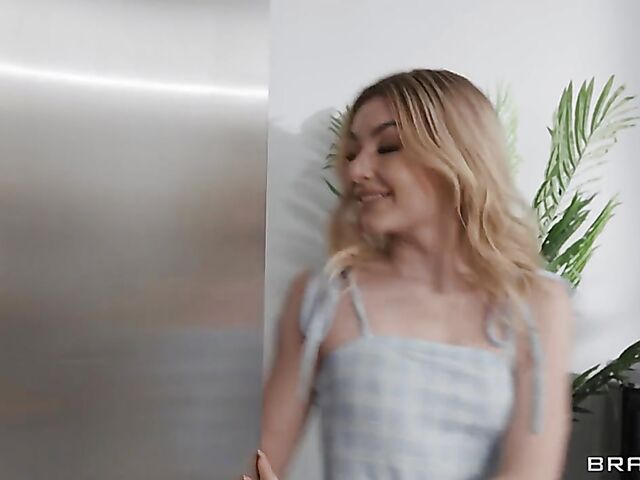 Petite teen and busty mom get boned in a threesome featuring Ryan Keely and Demi Hawks