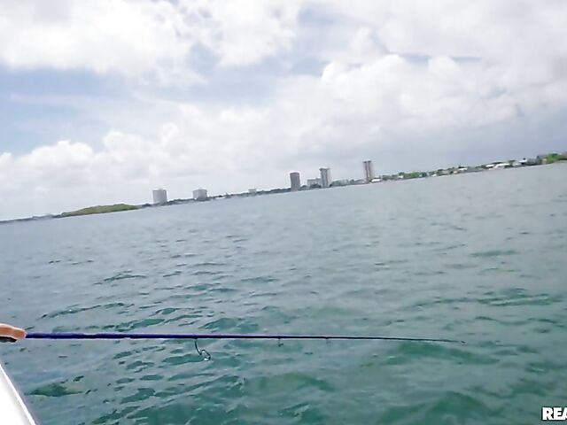 Boat sex with tattooed hot chick Valerica Steele