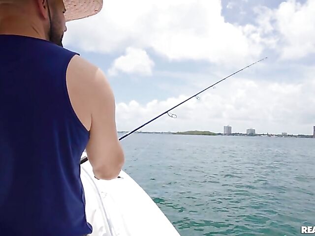 Boat sex with tattooed hot chick Valerica Steele