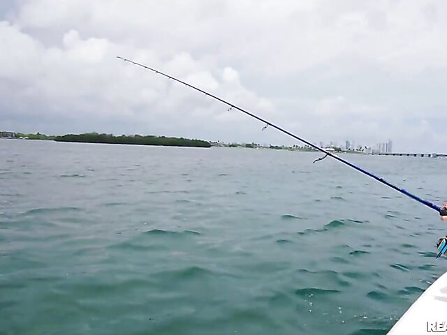 Boat sex with tattooed hot chick Valerica Steele