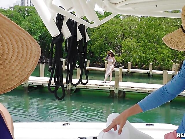 Boat sex with tattooed hot chick Valerica Steele