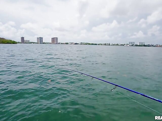 Boat sex with tattooed hot chick Valerica Steele