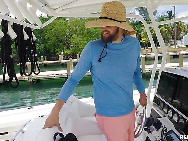 Boat sex with tattooed hot chick Valerica Steele