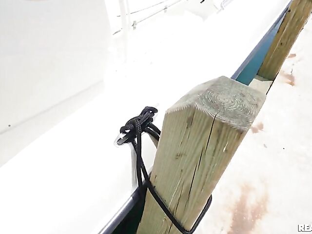 Boat sex with tattooed hot chick Valerica Steele