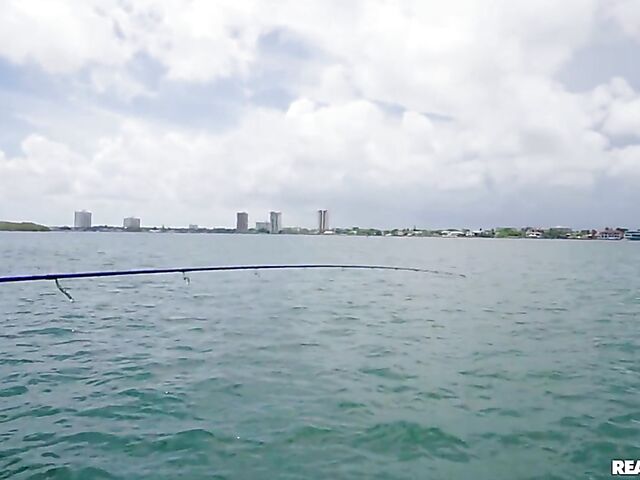 Boat sex with tattooed hot chick Valerica Steele