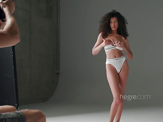 Hegre Art photoshoot with big-titted exotic model Teti