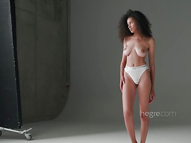 Hegre Art photoshoot with big-titted exotic model Teti