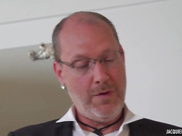 Anal sex in black stockings with charming Anna Spencer