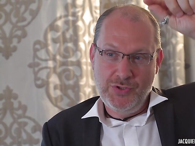 Anal sex in black stockings with charming Anna Spencer