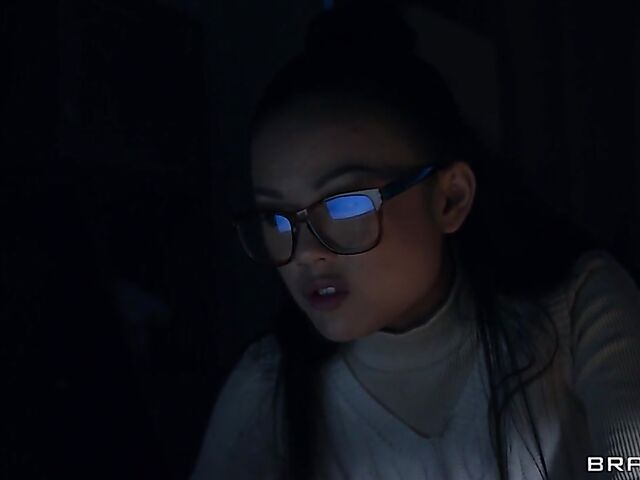 Kinky brazzers threesome with exotic Lulu Chu and busty Angela White