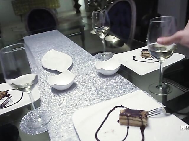 MILF POV threesome with anal featuring Shalina Devine