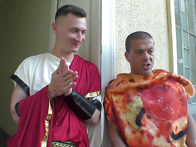 Matt Bird and Charlie Dean share busty blonde deviless Sandra Sweet in anal threesome