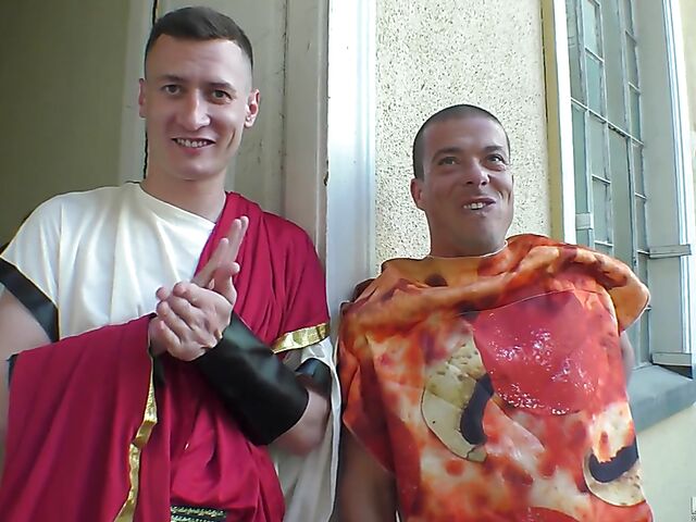 Matt Bird and Charlie Dean share busty blonde deviless Sandra Sweet in anal threesome