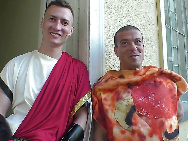 Matt Bird and Charlie Dean share busty blonde deviless Sandra Sweet in anal threesome