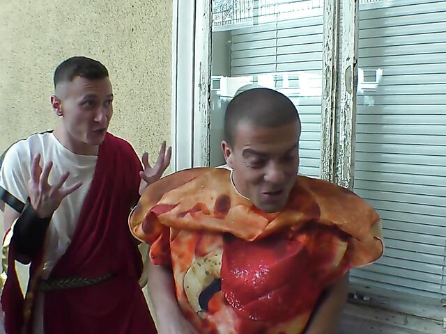 Matt Bird and Charlie Dean share busty blonde deviless Sandra Sweet in anal threesome