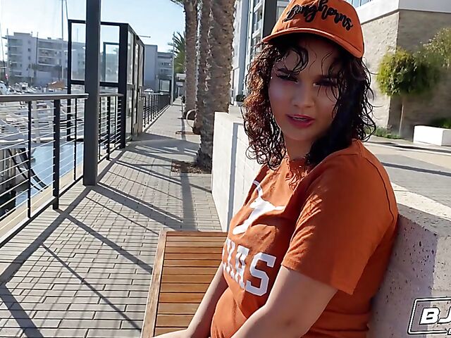 Big tits blowjob from your point of view with busty Crystal Chase