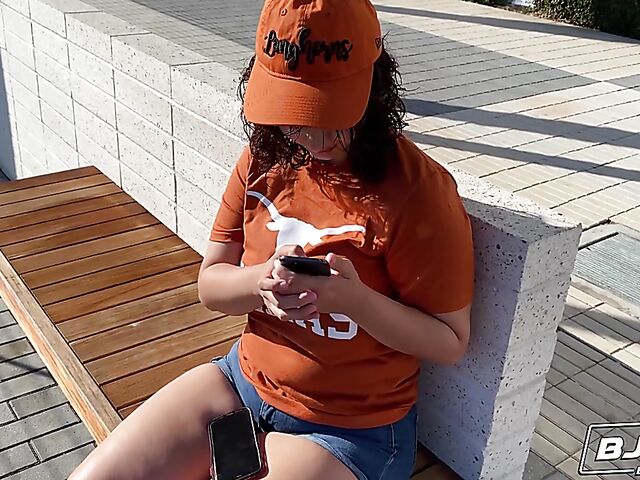 Big tits blowjob from your point of view with busty Crystal Chase