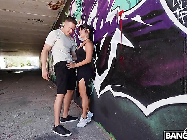 Public slut Kate Dalia gets ass fucked